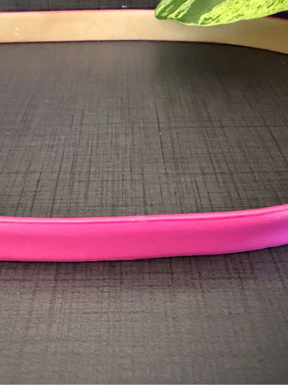 Talbots Bright Pink Leather Belt with Gold Buckle Small Colorful Layered